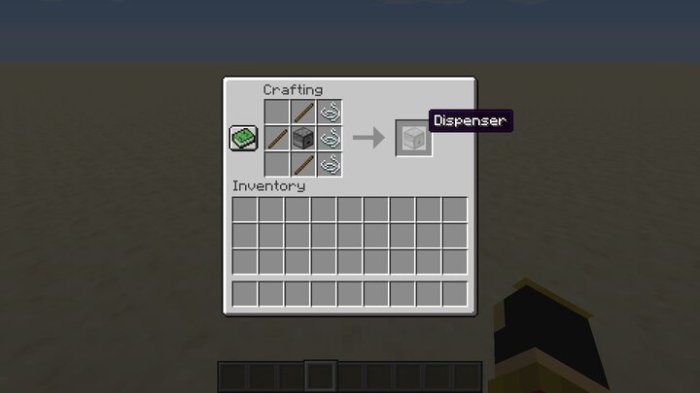 Dispenser minecraft use