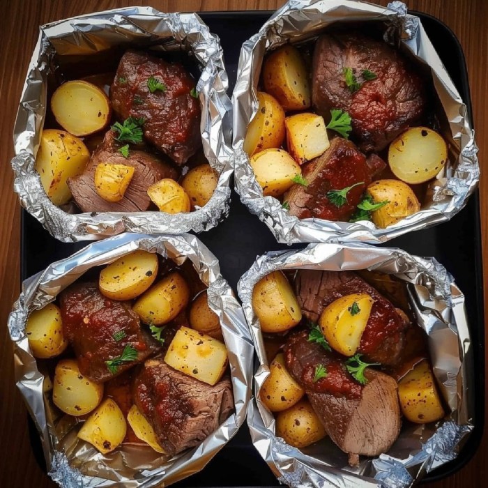 Steak and potatoes recipe