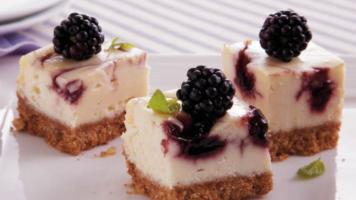 Blackberry cheesecake recipe
