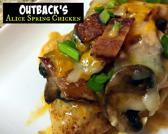 Alice springs chicken recipe
