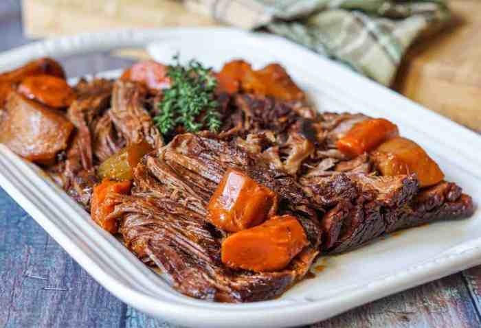 Chuck roast beef recipe
