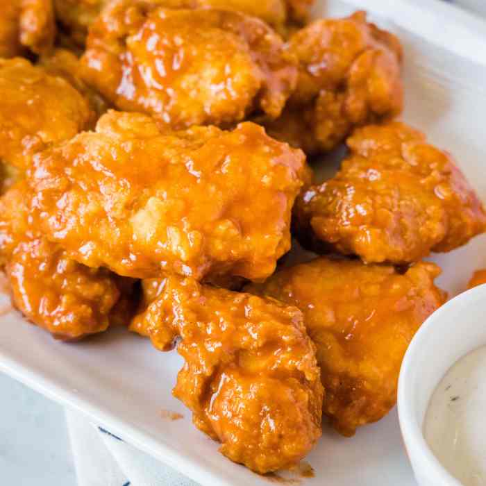 Boneless chicken wings recipe