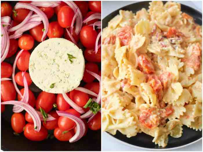 Boursin cheese pasta recipe