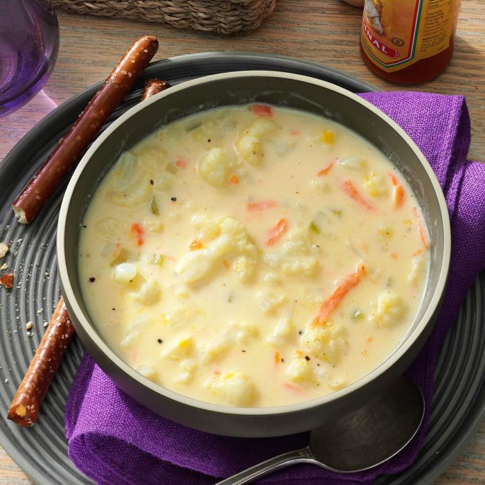 Easy recipes using condensed cauliflower soup