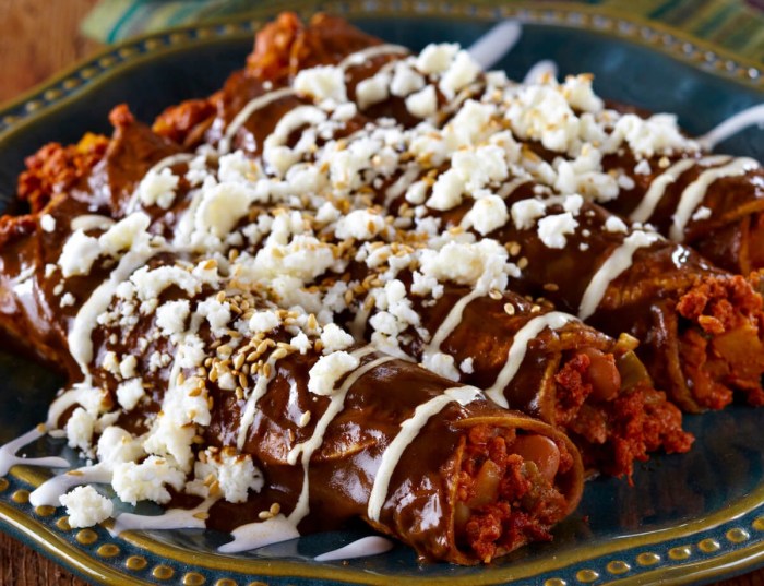 Beef enchiladas mole recipe