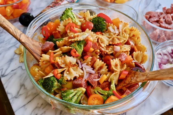 Best cold pasta salad summer sausage recipe