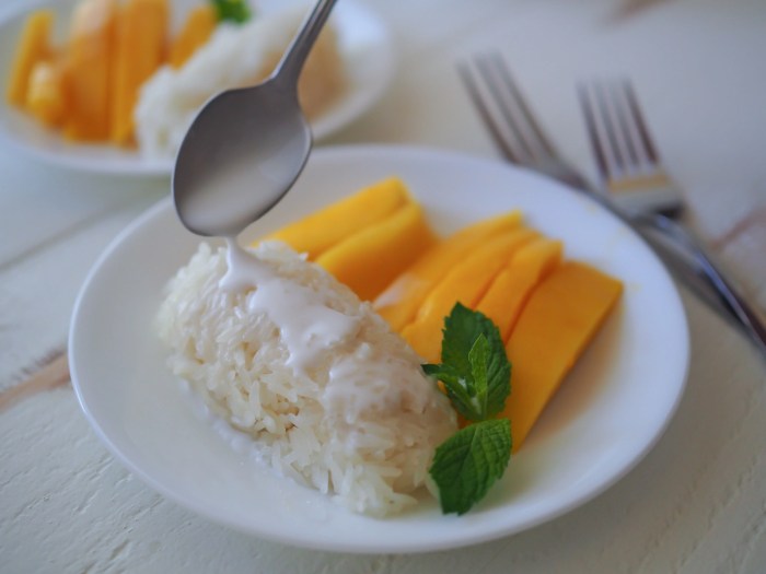 Mango sticky rice recipe