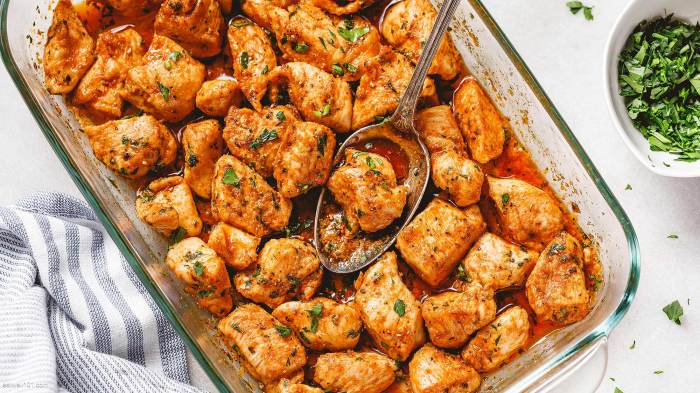 Diced chicken recipes