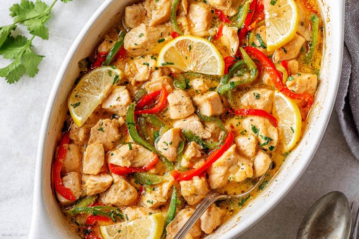 Chicken and peppers recipe