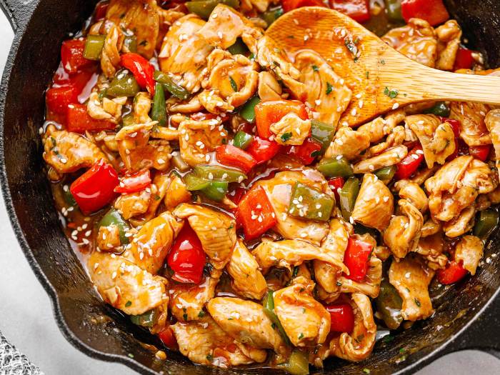 Chicken and peppers recipe