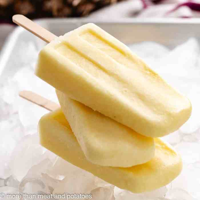 Pineapple flavored popsicle recipe using pineapple juice