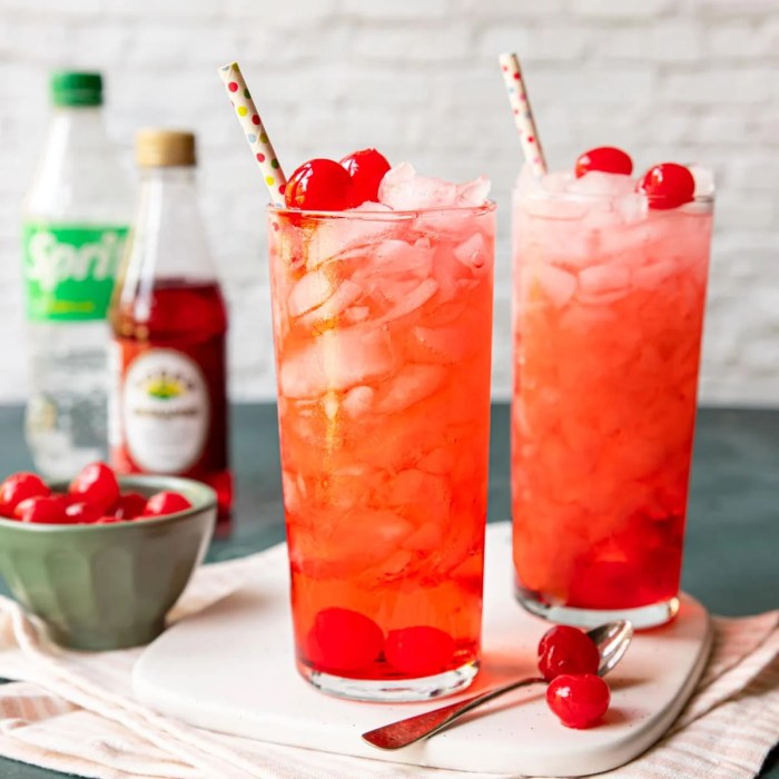 Shirley temple drink recipe
