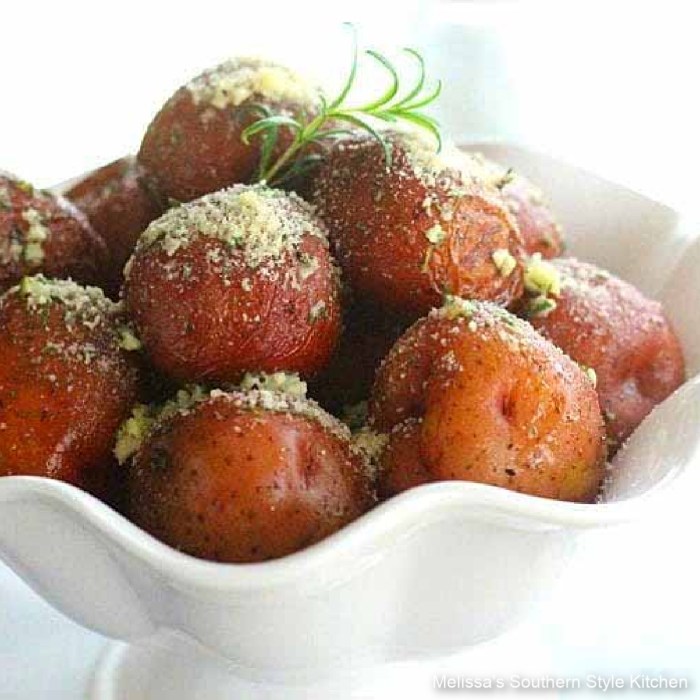 Recipe red potatoes garlic parmesan butter