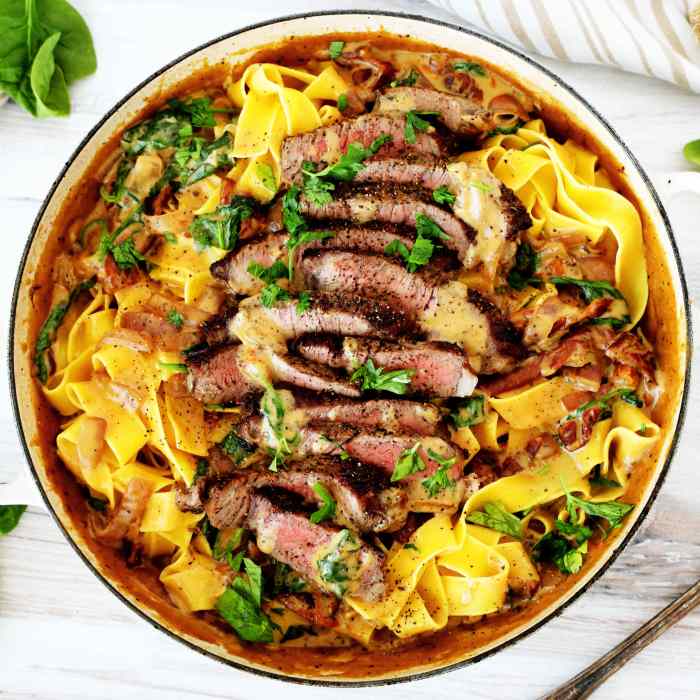 Steak pasta recipes