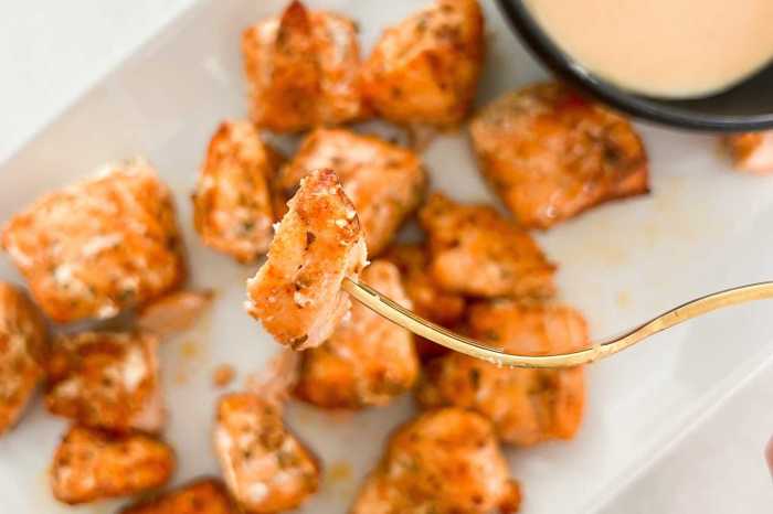 Salmon bites recipe
