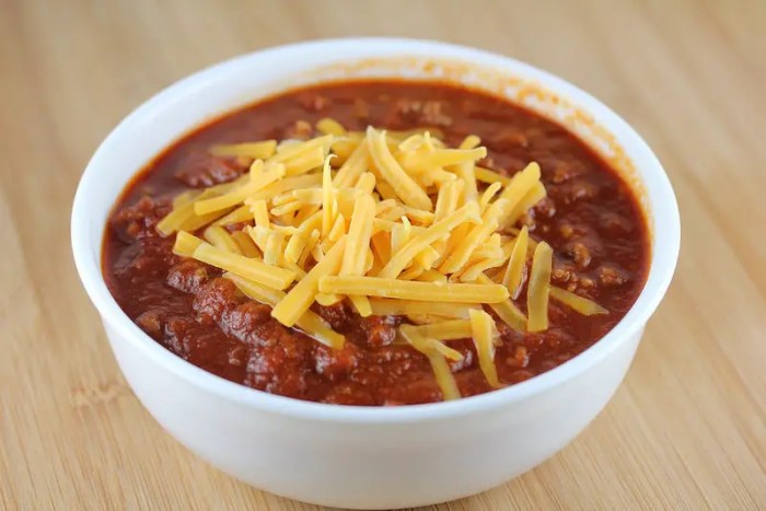 Beanless chili recipe