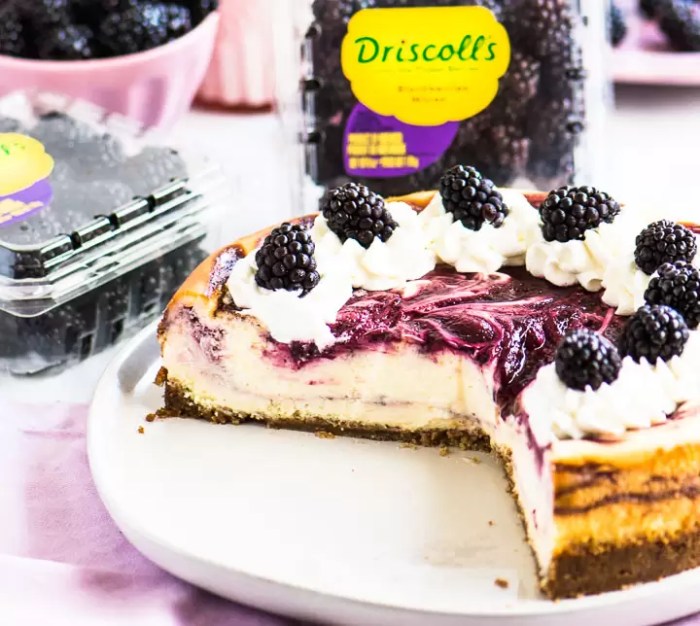 Cheesecake blackberry bake easy recipe summer missinthekitchen dessert