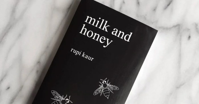 Honey milk kaur rupi poetry book audiobook books excerpt read amazon collection those who publisher boost audiobooks challenge reading short