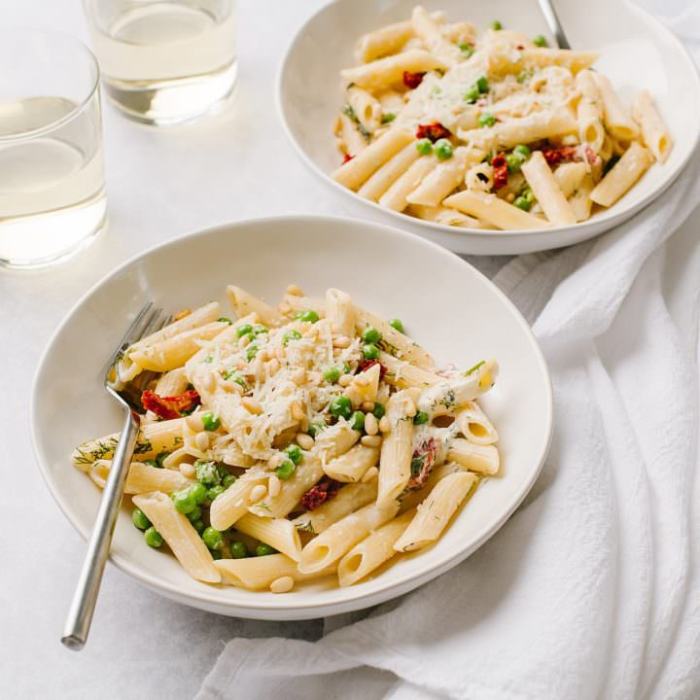 Boursin cheese pasta recipe