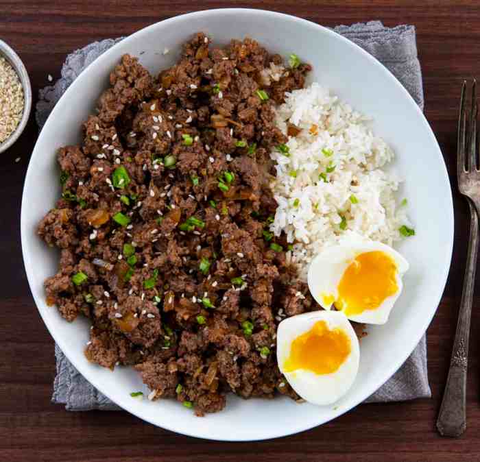 Ground beef bulgogi recipe