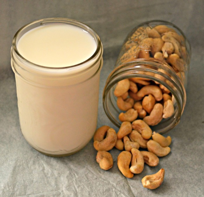 Cashew milk recipe