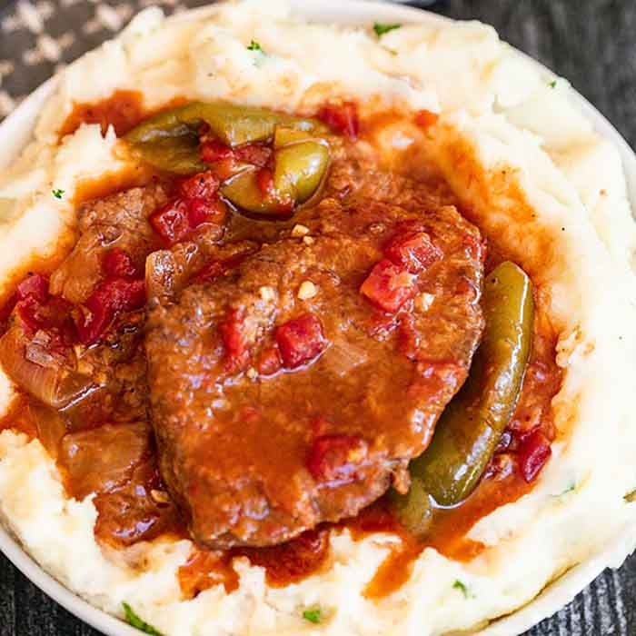 Steak gravy slow cooker cube crock pot cubed recipes recipe crockpot oven venison country deer cook dinner swiss video potatoes