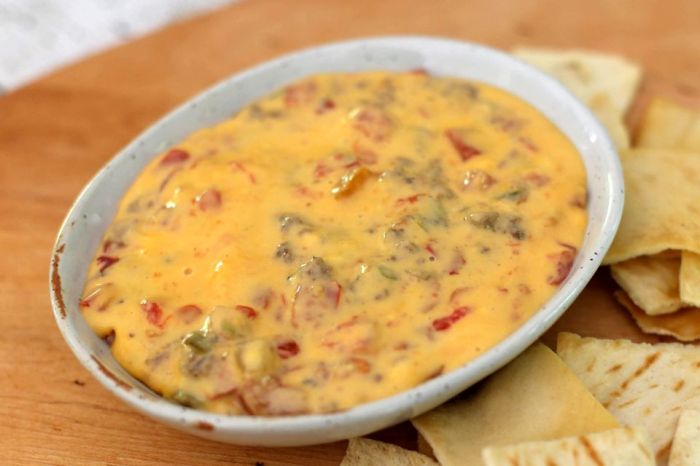 Queso dip rotel loaded cowboy velveeta cheese recipe beef ground taco ultimate recipes thecookierookie bowl super appetizer sausage homemade easy