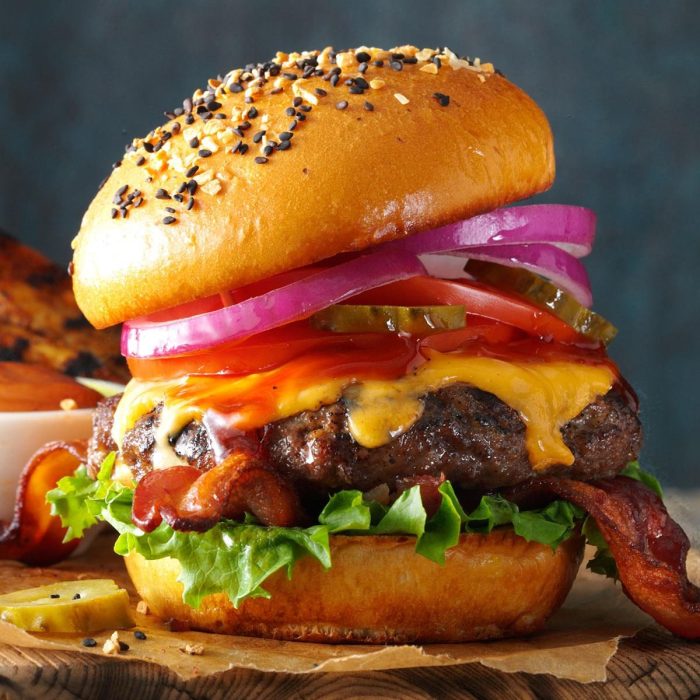 Easy bbq burger recipe