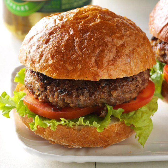 Easy bbq burger recipe