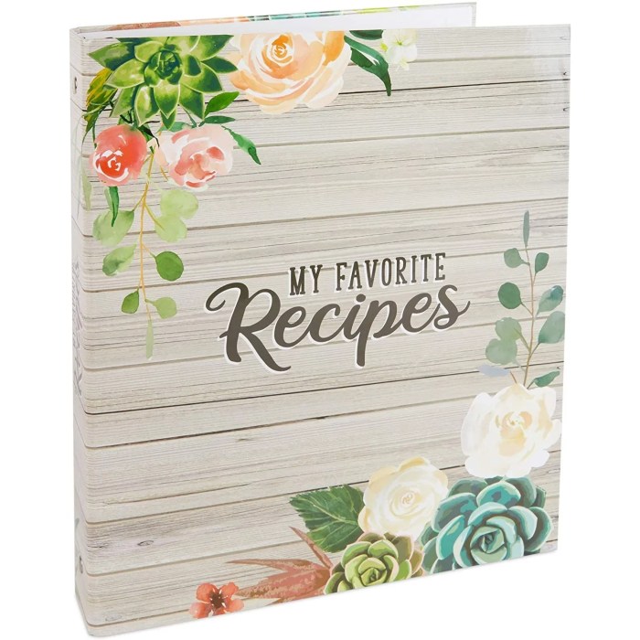 Recipe binder