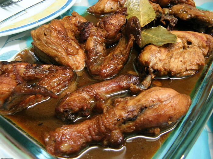 Caldereta chicken food pinoy