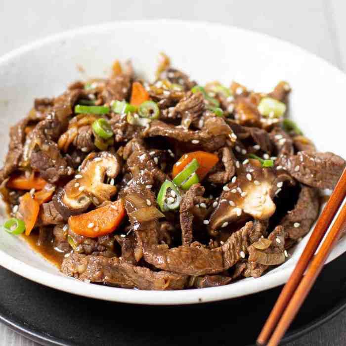 Ground beef bulgogi recipe