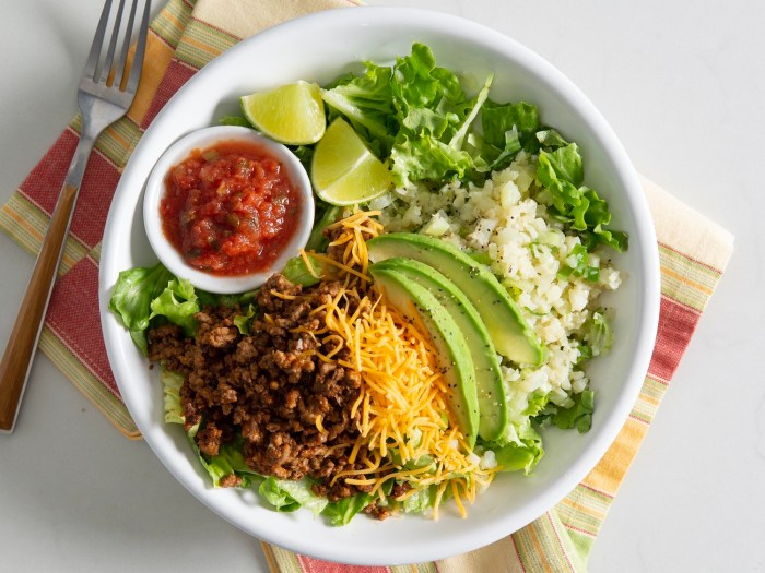 Taco bowl recipe