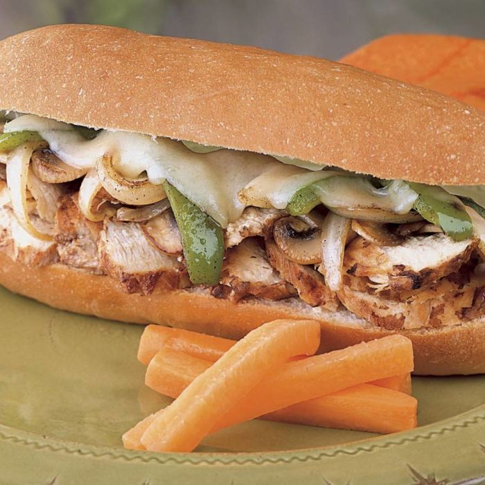 Chicken philly cheese recipe cheesesteak steak valentinascorner simple saved sandwich