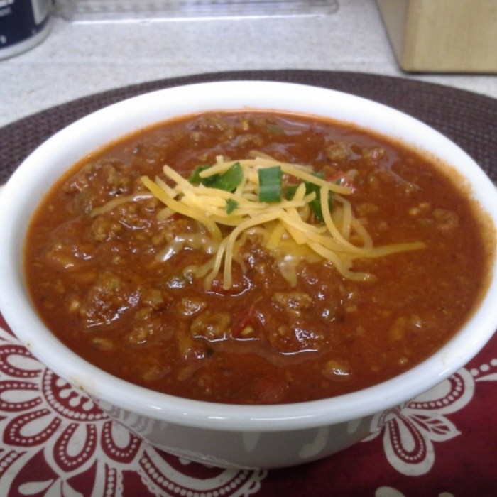 Chili beanless recipe cullyskitchen