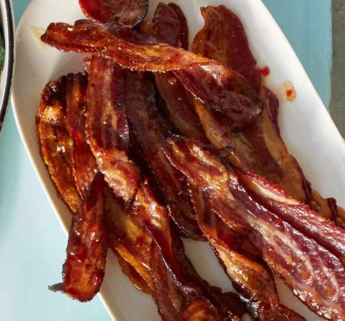 Glitzy bacon recipe