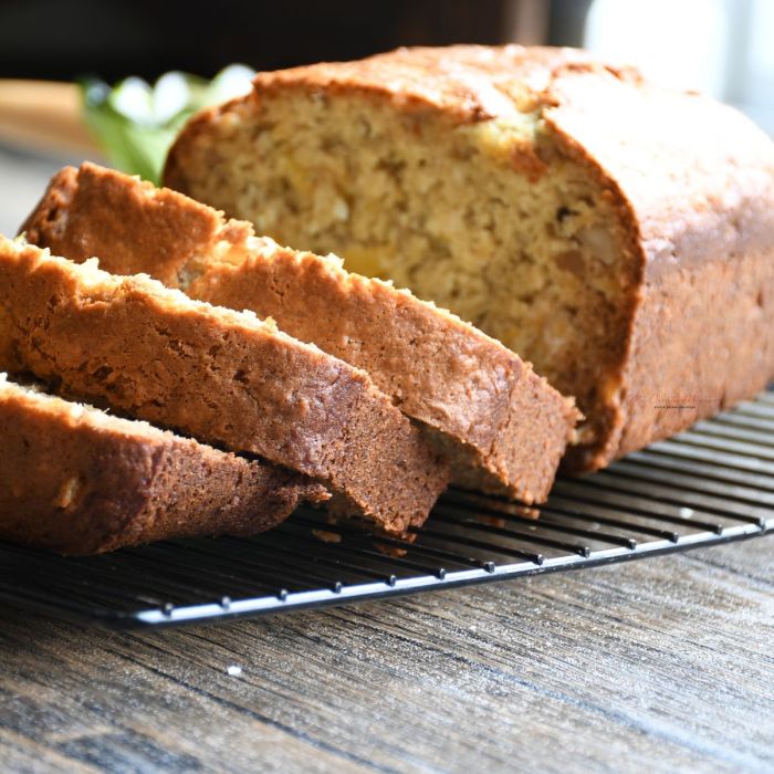 Hawaiian banana bread recipe
